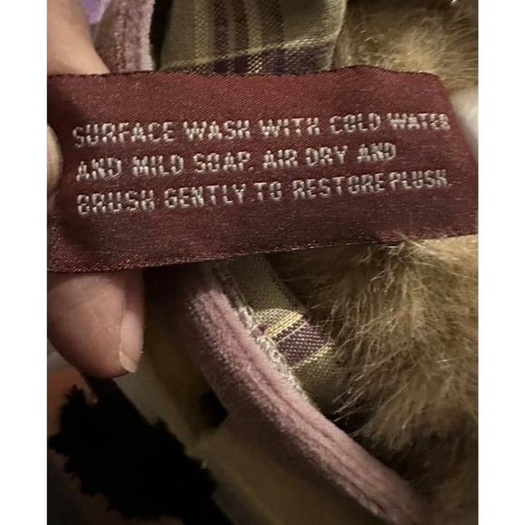 Limited Edition- Bearington Bear Knitter & Pearl Brown Beige Off White with tags - Picture 9 of 9